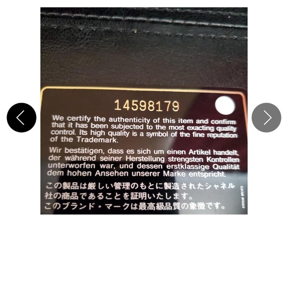 Authentic Pre-loved Lambskin Camellia CC Long Wallet - Picture 5 of 11